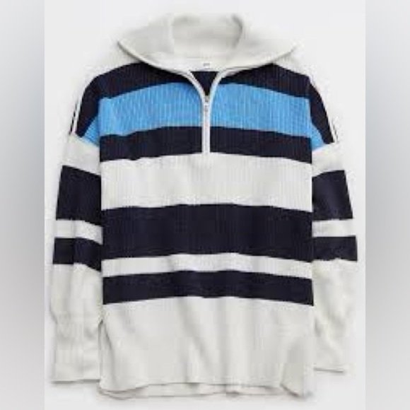 Aerie Beyond Quarter Zip Sweater - Picture 2 of 4